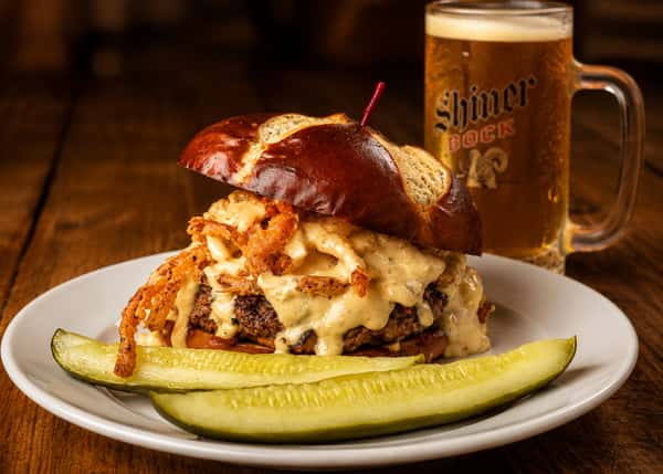 Shiner Bock Burger