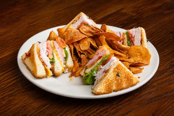 Tailgators Pub Club Sandwich