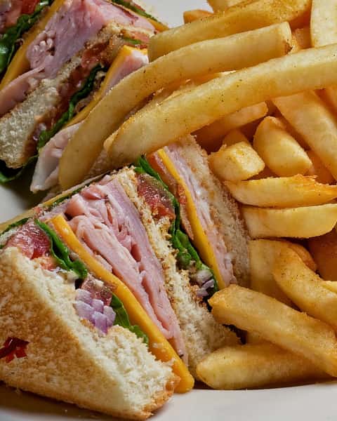 Tailgators Pub Club Sandwich