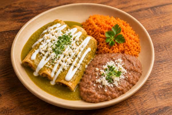 Enchiladas Verde