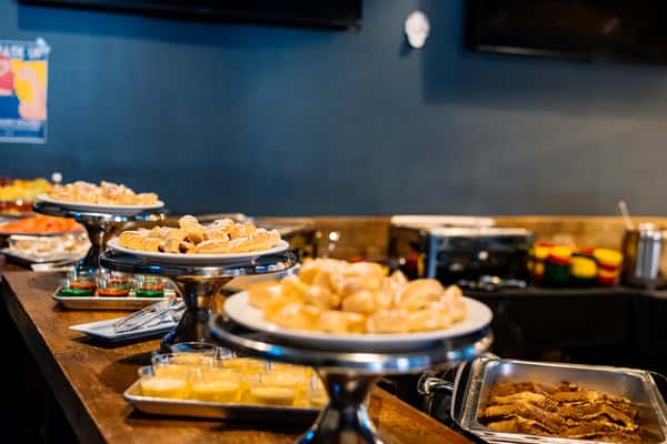 buffet brunch with pastries
