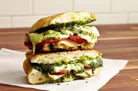 Pesto Chicken or Turkey Panini or Wrap