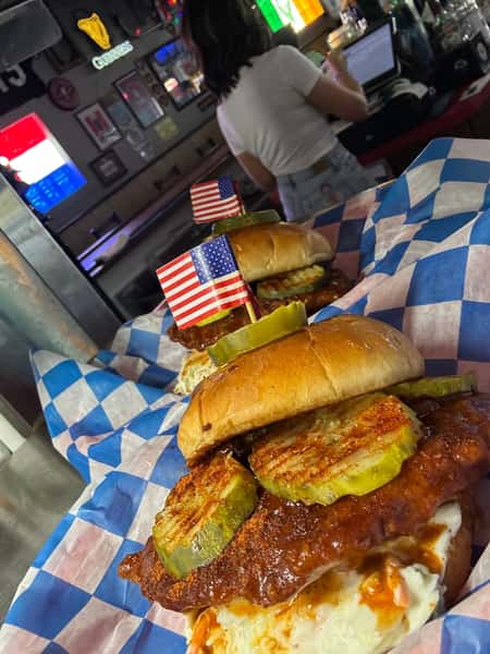 Karl's Nashville Hot Chicken Sammy