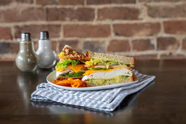 Scarlett P is the kind of bite you keep thinking about—baked turkey, cheese, avocado, and pesto topped how you like for a fresh, flavorful combo that really hits the spot 🥑✨ Stop by and see why Scarlett P deserves your full attention.