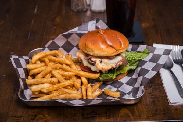 Swiss Mushroom Burger
