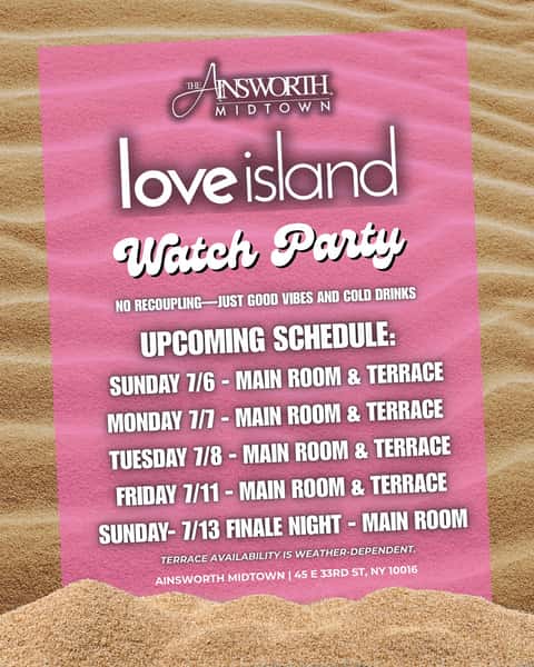 I GOT A TEXT! And it says join us for Love Island Live! This weeks schedule just dropped! 

#loveisland #loveislandwatchparty #loveislandusa