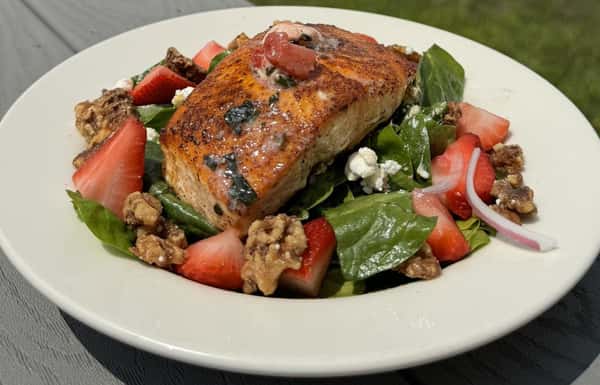 Salmon Spinach Salad