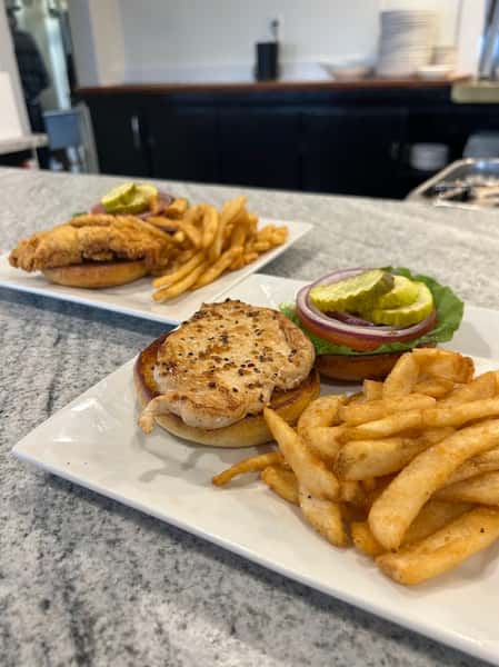 Fish and fries meal