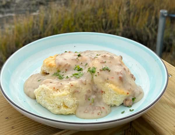 Buttermilk Biscuits & Gravy