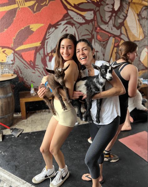 Mother's Day Goat Yoga
