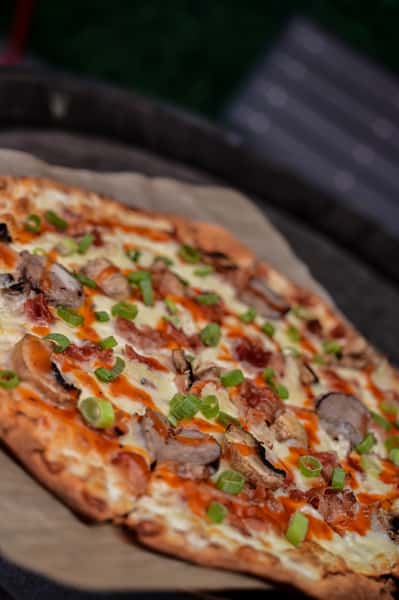 Wings and pizza