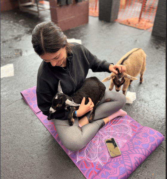 Mother's Day Goat Yoga