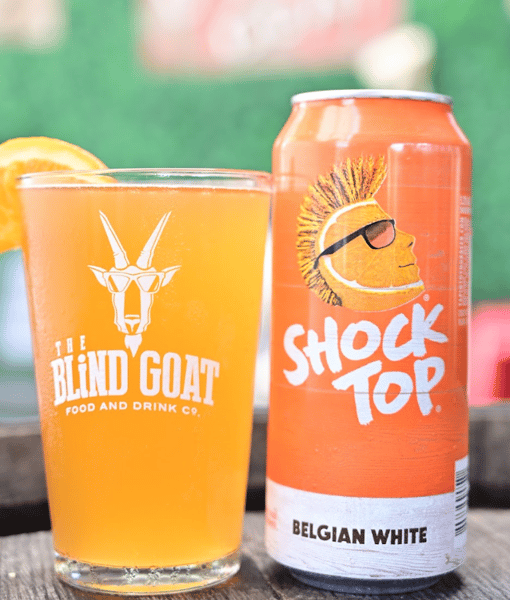 Bottomless Shock Top Tallboys