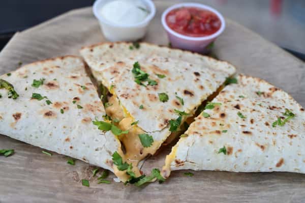 Chicken Club Breakfast Quesadilla