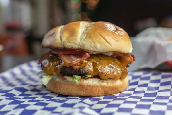 One-Quarter Pound Bacon Jumbo Cheeseburger