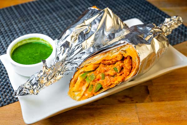Chicken Tikka Roll (Roti) 