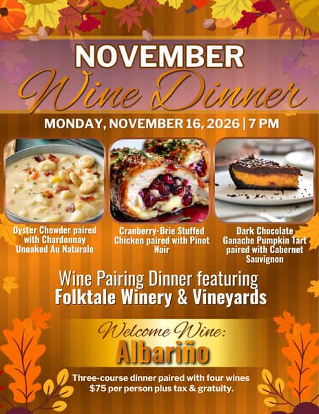 November Wine dinner