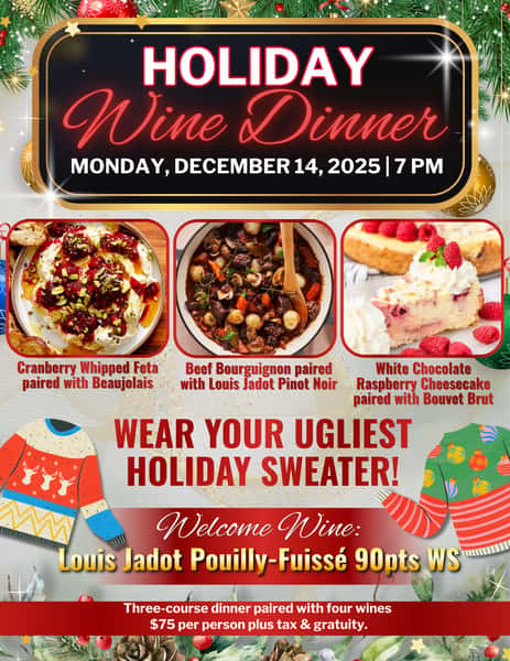 wine dinner holiday