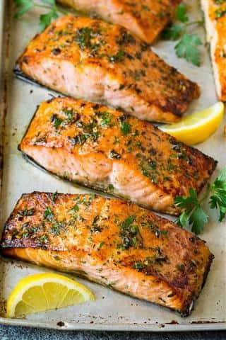 Salmon Ajillo Dinner