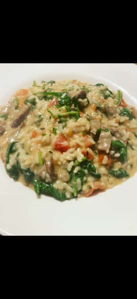 Risotto di Manzo e Spinaci