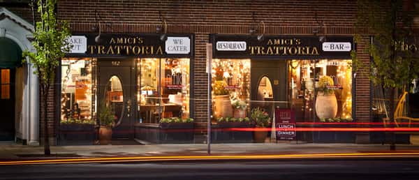 Amici Trattoria in Shrewsbury where only Metrowest limousine can take you easily