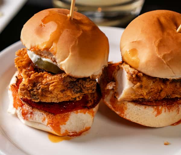 Spicy Chicken sliders