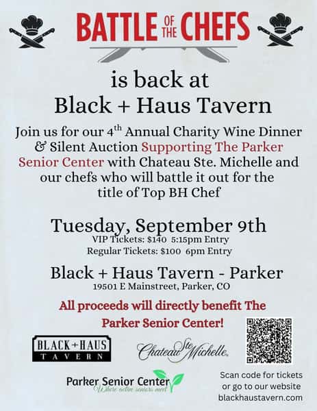 Charity Wine Dinner