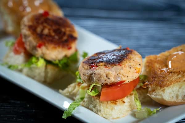 HH Salmon Burger Sliders (2)