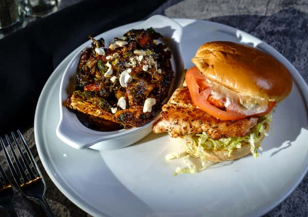 Blackened Salmon Sandwich