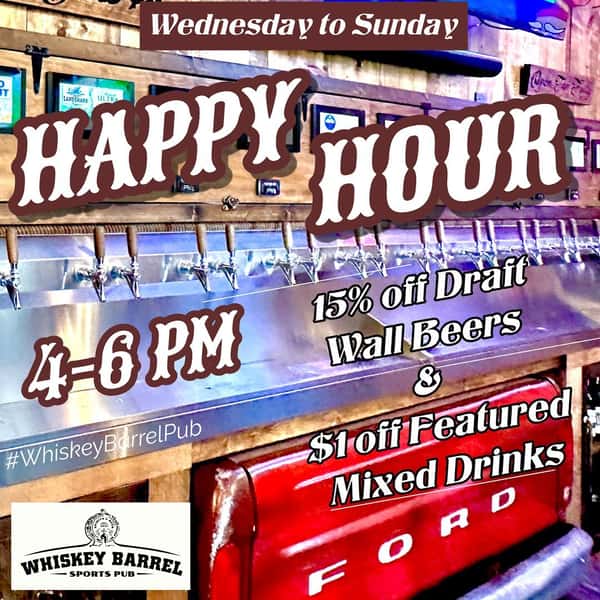 Happy Hour 4-6 Daily
