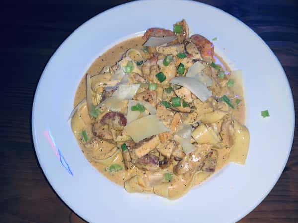 Cajun Style Alfredo Pasta