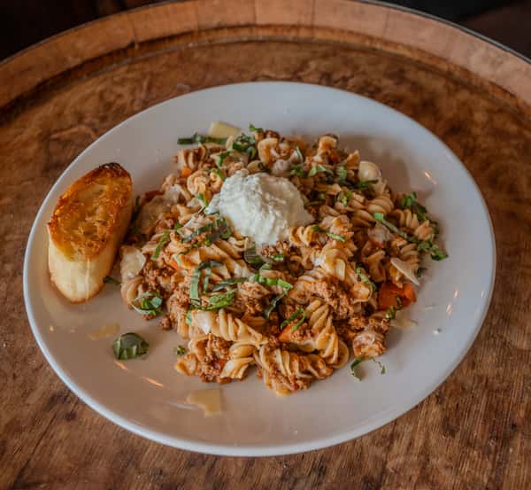Wagyu Bolonese Fusilli