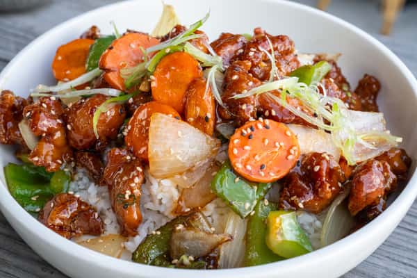 Orange Chicken - Houston Office Rice Bowls
