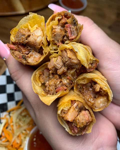 Smoked Brisket Eggrolls