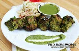 Anjappar Special Hariyali Chicken Kabob