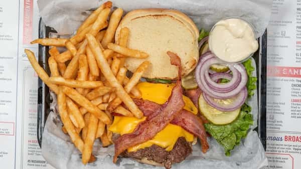 Cali bacon burger