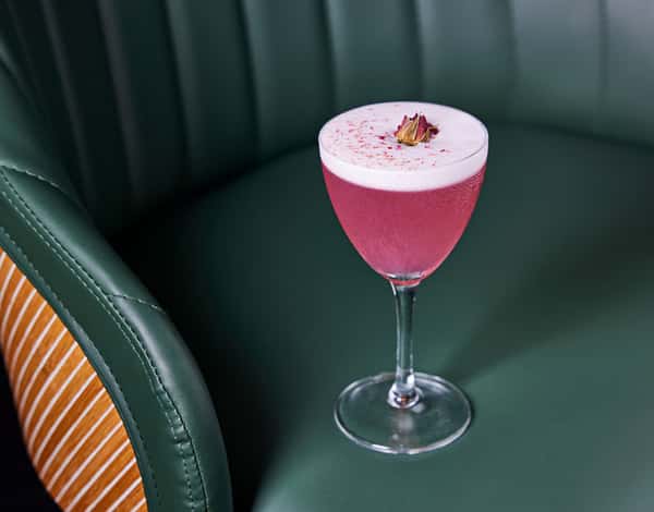 pink cocktail beverage