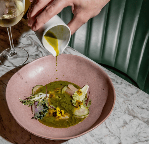 Ginger Cured Hamachi Crudo