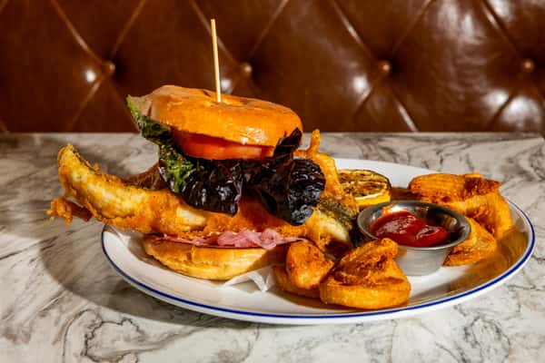 Grilled or Tempura Branzino Sandwich