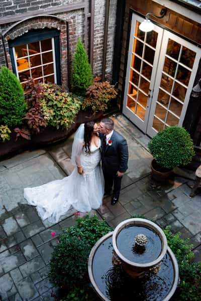 Courtyard Fountain Love