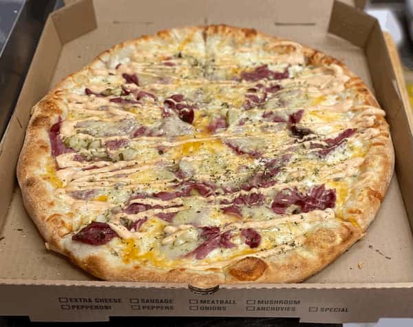 Reuben Pizza