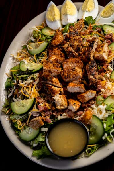 Salad with Fried Chicken