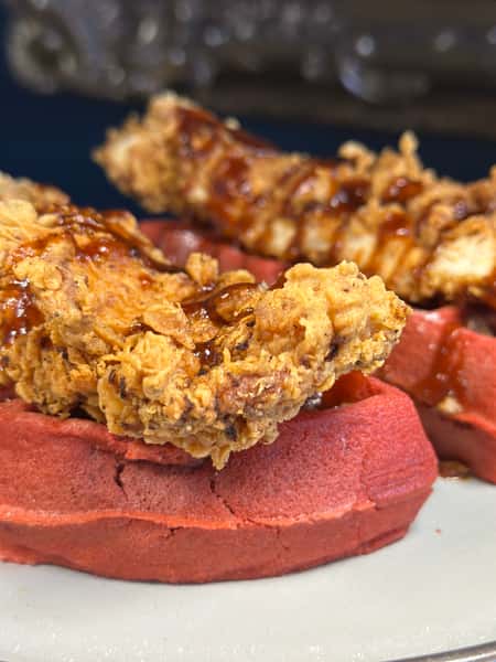 Chicken and waffles