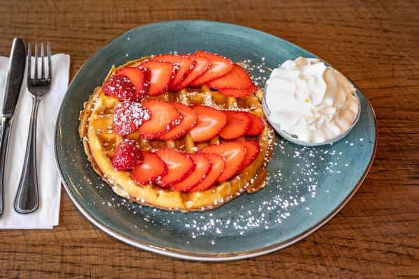 Strawberry & Cream Waffle