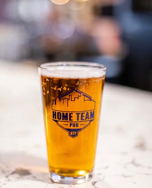 Pint Glass HOME TEAM PUB