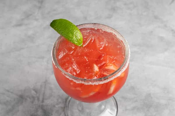 Strawberry Lime Moscato Punch