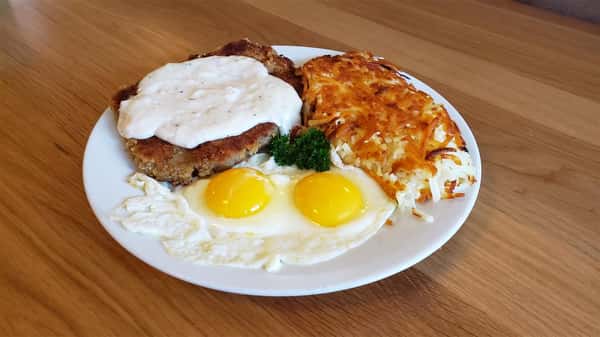 #13 Country Fried Steak & Eggs