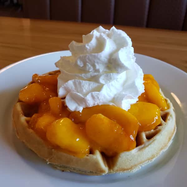 peach waffle