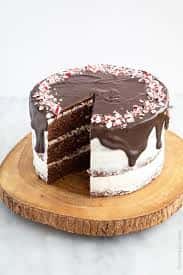 Lethal Chocolate Peppermint Cake