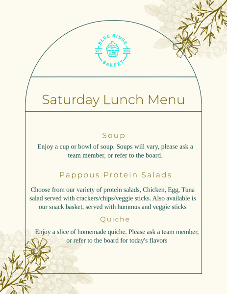 Saturday Lunch